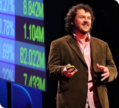 Nic Marks speaking at TED