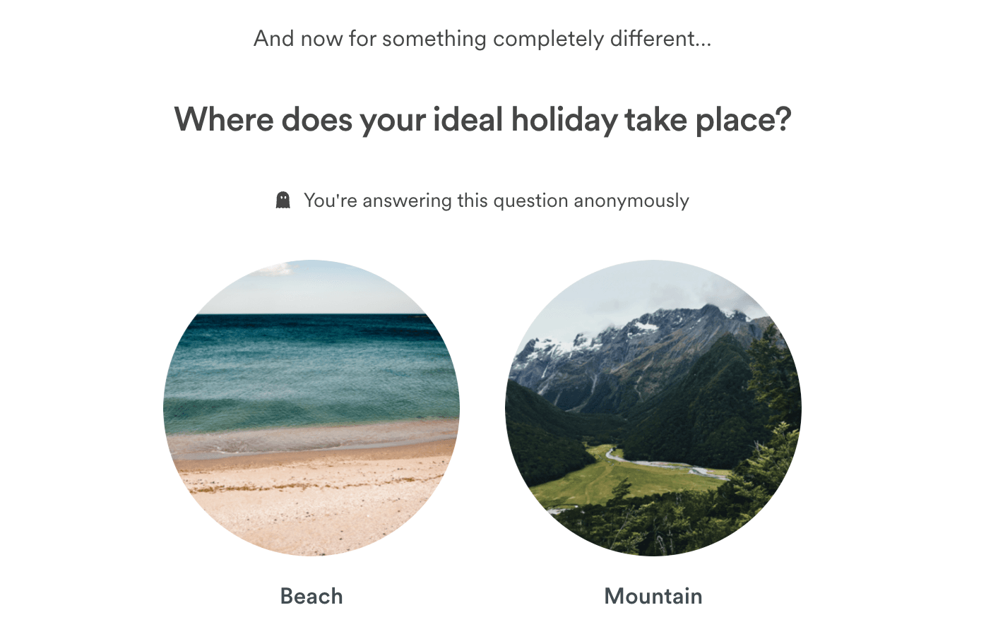 Talking point question screenshot